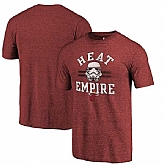 Miami Heat Fanatics Branded Cardinal Star Wars Empire Tri Blend T-Shirt